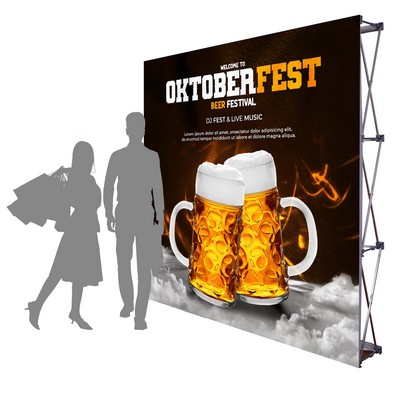 8' Pop-Up Straight Backdrop Wall Kit