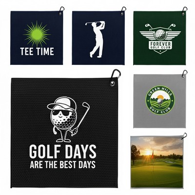 390gsm Waffle Pattern Golf Towel