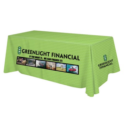 Table Cover - Polyester Digital Direct Print 3 sided, 8'