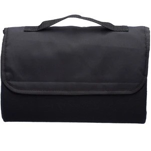 Blanket Roll Up Outdoor Fleece W/ woven handle 45"W x 55"L