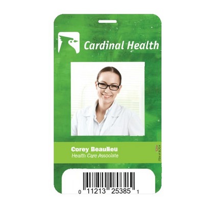 3 5/8" X 5 1/2" Plastic Identification Badge