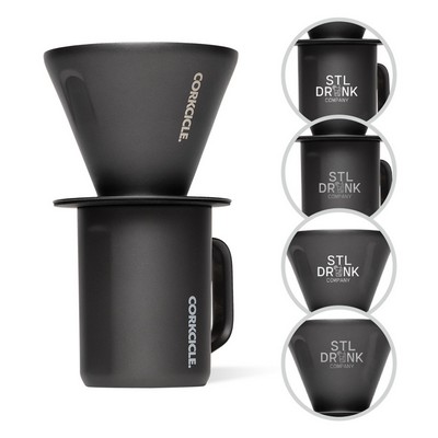 Corkcicle Pour-over Kit - Ceramic Slate